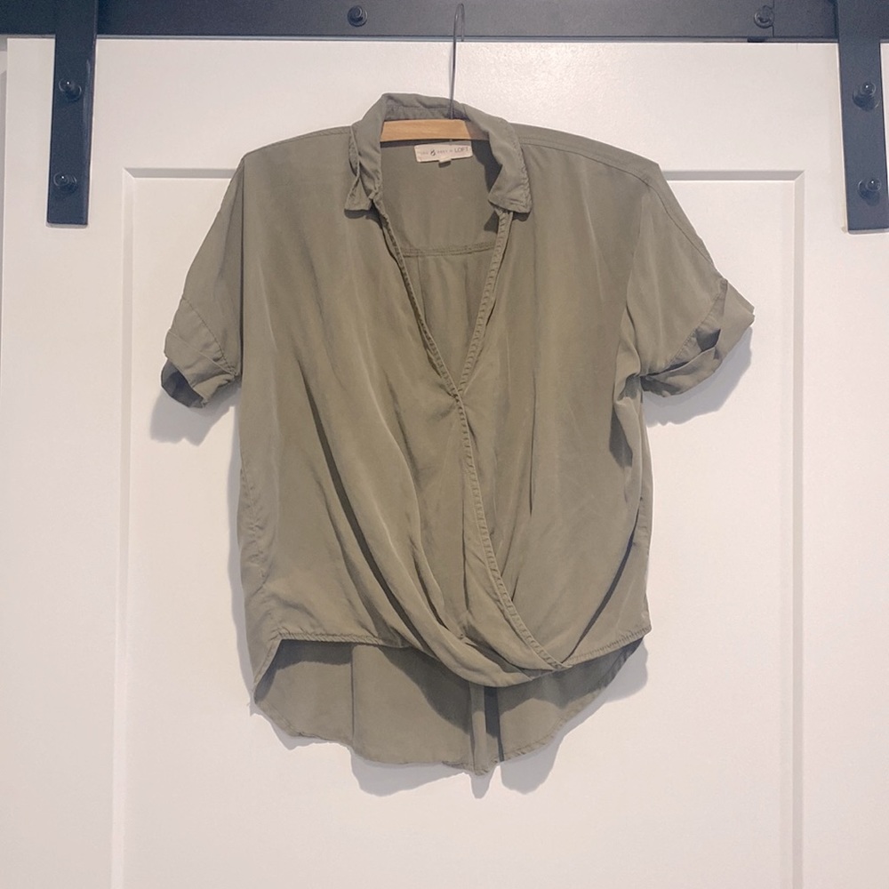 Lou & Grey Wrap Blouse